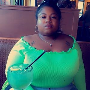 Neon Green Plus Size Body Suit